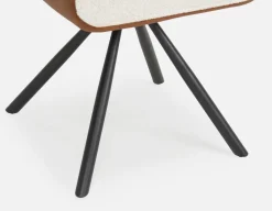 BYRON swivel dining armchair