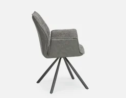 BYRON swivel dining armchair
