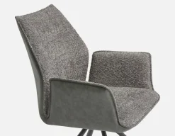 BYRON swivel dining armchair