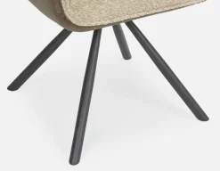 BYRON swivel dining armchair