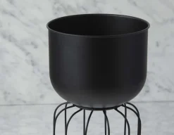 CAGI metal planter with stand 35 cm