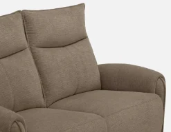 CALVERO contemporary power-reclining loveseat with usb port