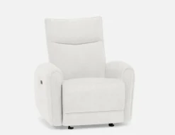 CALVERO contemporary power-reclining loveseat with usb port