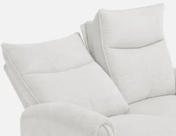 CALVERO contemporary power-reclining loveseat with usb port