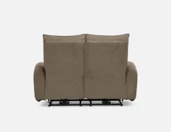 CALVERO contemporary power-reclining loveseat with usb port