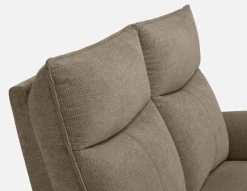 CALVERO contemporary power-reclining loveseat with usb port
