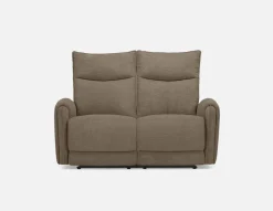 CALVERO contemporary power-reclining loveseat with usb port