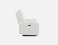 CALVERO contemporary power-reclining loveseat with usb port