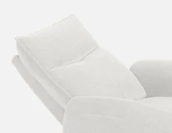 CALVERO contemporary power-reclining and glider armchair with usb port