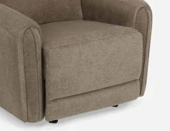 CALVERO contemporary power-reclining and glider armchair with usb port