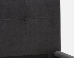 CARME mid-century modern tufted upholstered queen size bed