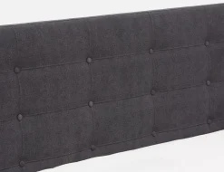 CARME mid-century modern tufted upholstered king size bed