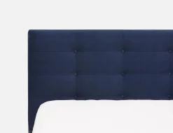 CARME mid-century modern tufted upholstered king size bed