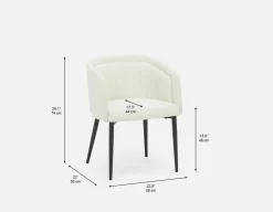 CASSIE dining armchair