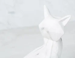 CAT faux marble sculpture 20 cm