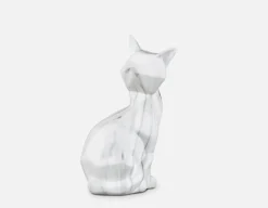 CAT faux marble sculpture 20 cm