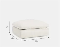 CHABLIS luxurious ottoman