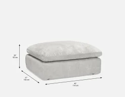 CHABLIS luxurious ottoman