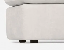 CHABLIS luxurious ottoman 44" x 22"
