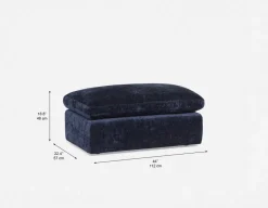 CHABLIS luxurious ottoman 44