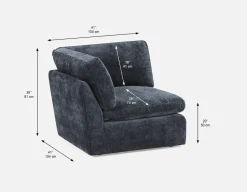 CHABLIS modular corner sofa customize to fit your space