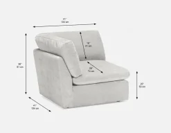 CHABLIS modular corner sofa customize to fit your space