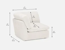 CHABLIS modular corner sofa customize to fit your space