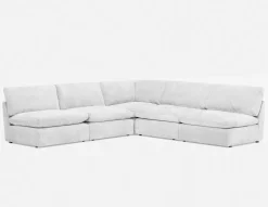CHABLIS 5-pc modular interchangeable sofa