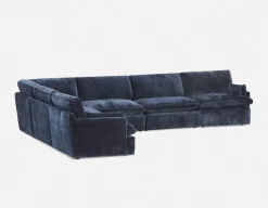 CHABLIS 6-pc modular interchangeable sofa