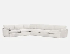 CHABLIS 6-pc modular interchangeable sofa