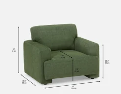 CHARLIE modern contemporary armchair