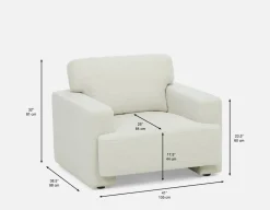 CHARLIE modern contemporary armchair