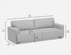 CHARLIE modern contemporary sofa
