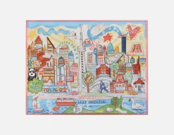 CITY CDG acrylic shadow box art 85 x 110 cm