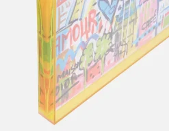 CITY CDG acrylic shadow box art 85 x 110 cm