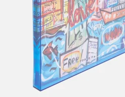 CITY JFK acrylic shadow box art 85 x 110 cm