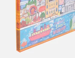 CITY YUL acrylic shadow box art 85 x 110 cm