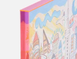CITY YYZ acrylic shadow box art 85 x 110 cm