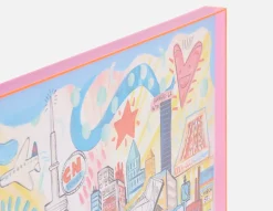 CITY YYZ acrylic shadow box art 85 x 110 cm