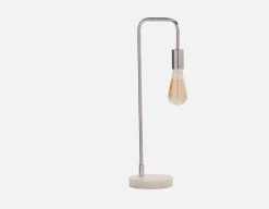 CLEARA marble base table lamp 57 cm height