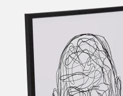COLINA framed wall art 63x93cm
