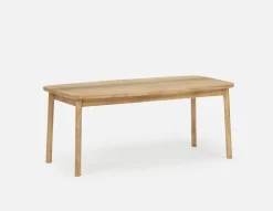 DALTON rustic farmhouse extendable acacia wood dining table 180cm