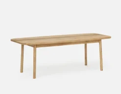 DALTON rustic farmhouse extendable acacia wood dining table 180cm