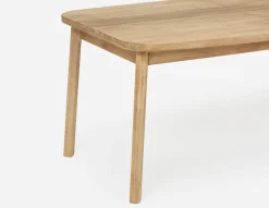 DALTON rustic farmhouse extendable acacia wood dining table 180cm