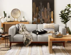 DANYA woven tufted cotton rug 4'x6'