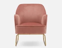DARAH velvet armchair