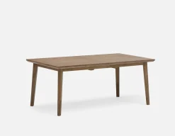 DINA extendable acacia wood dining table 180 cm to 260 cm
