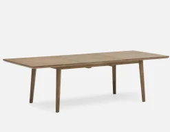 DINA extendable acacia wood dining table 180 cm to 260 cm