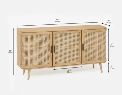 DOMINGO 3-door sideboard