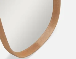 DONTE oak framed mirror 45 cm x 115 cm